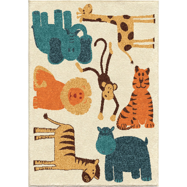 Kids' Animal Rugs You'll Love Wayfair